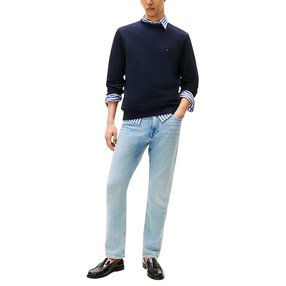 Tommy Hilfiger Blue Cotton Sweatshirt - Luxe Nova
