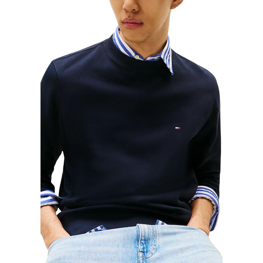 Tommy Hilfiger Blue Cotton Sweatshirt - Luxe Nova
