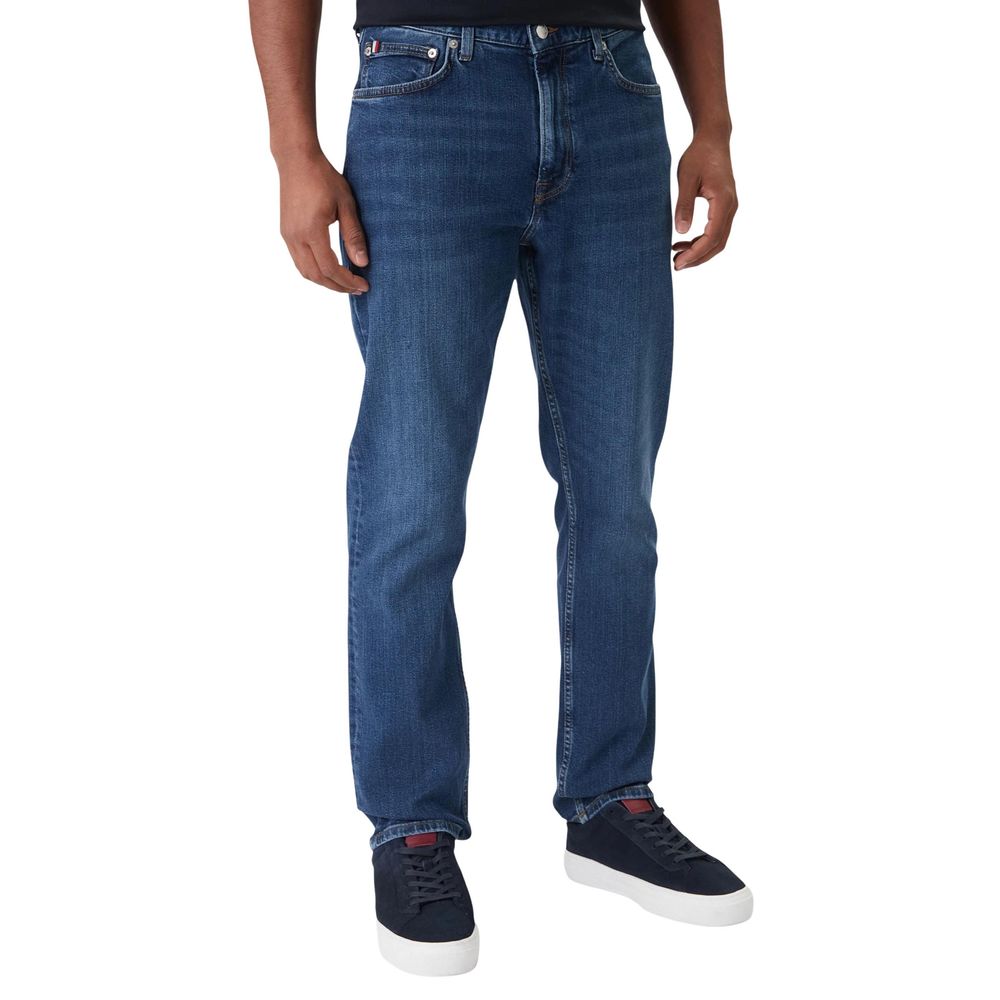 Tommy Hilfiger Blue Recycled Cotton Relaxed Fit Jeans - Luxe Nova