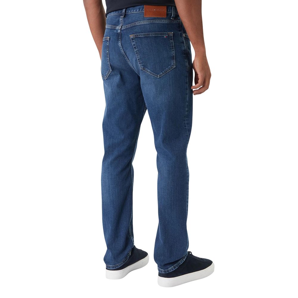 Tommy Hilfiger Blue Recycled Cotton Relaxed Fit Jeans - Luxe Nova