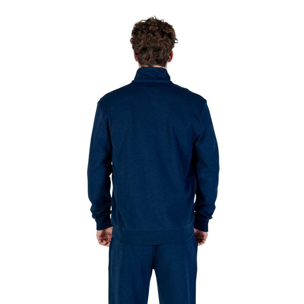 Tommy Hilfiger Blue Recycled Cotton Sweatshirt - Luxe Nova