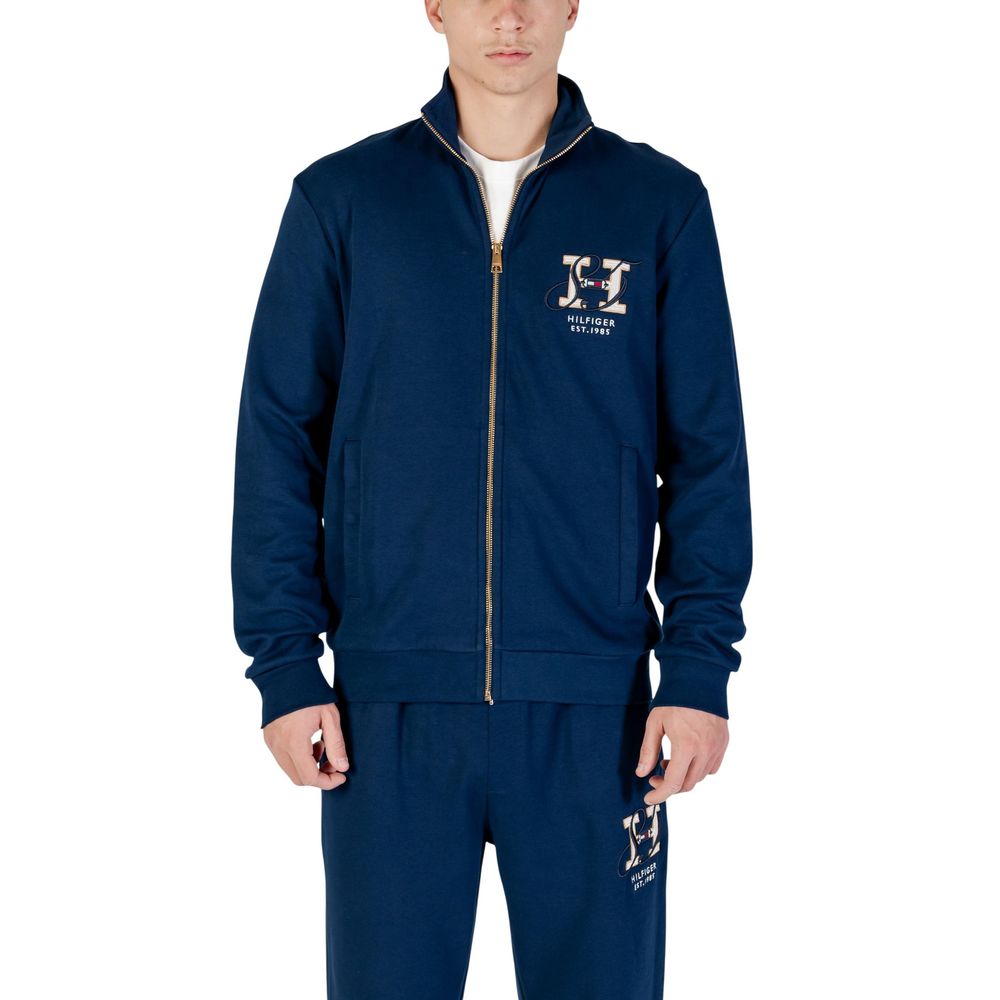 Tommy Hilfiger Blue Recycled Cotton Sweatshirt - Luxe Nova