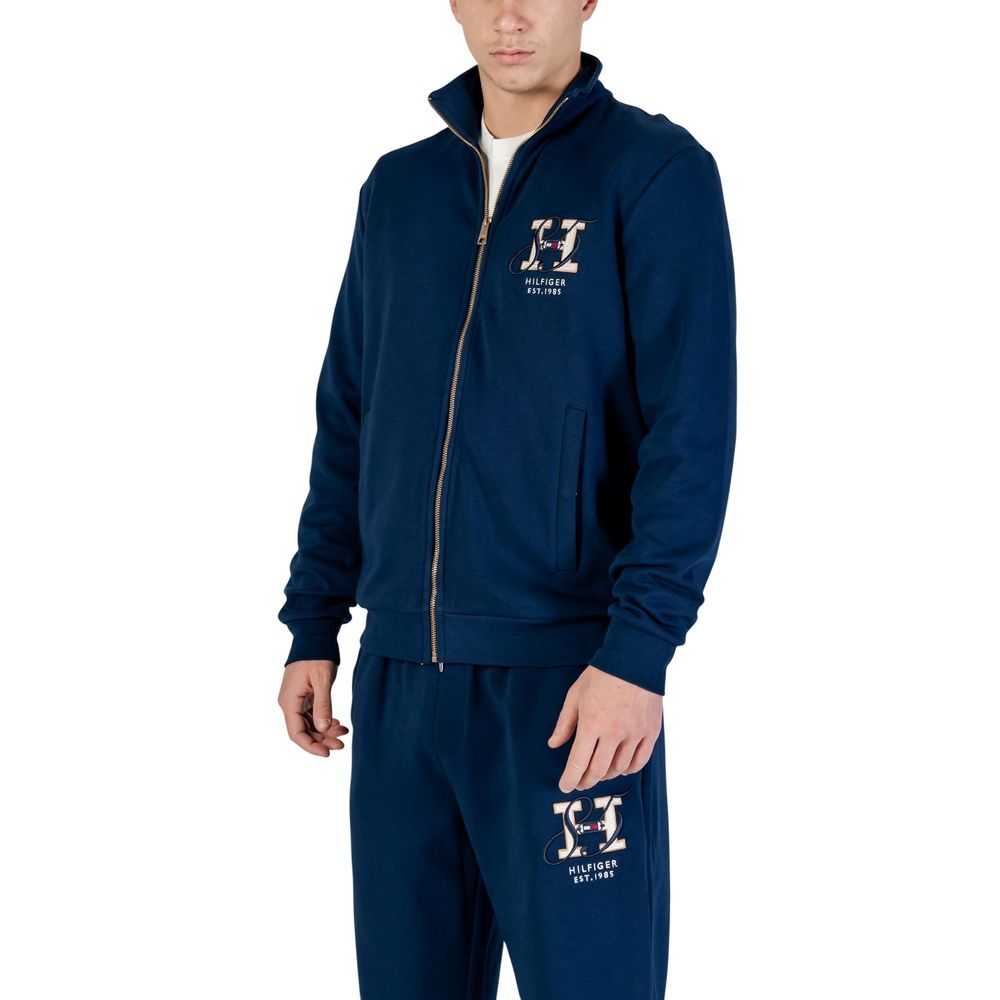 Tommy Hilfiger Blue Recycled Cotton Sweatshirt - Luxe Nova