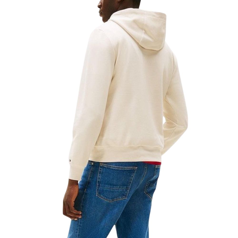 Tommy Hilfiger Beige Organic Cotton Hoodie - Luxe Nova