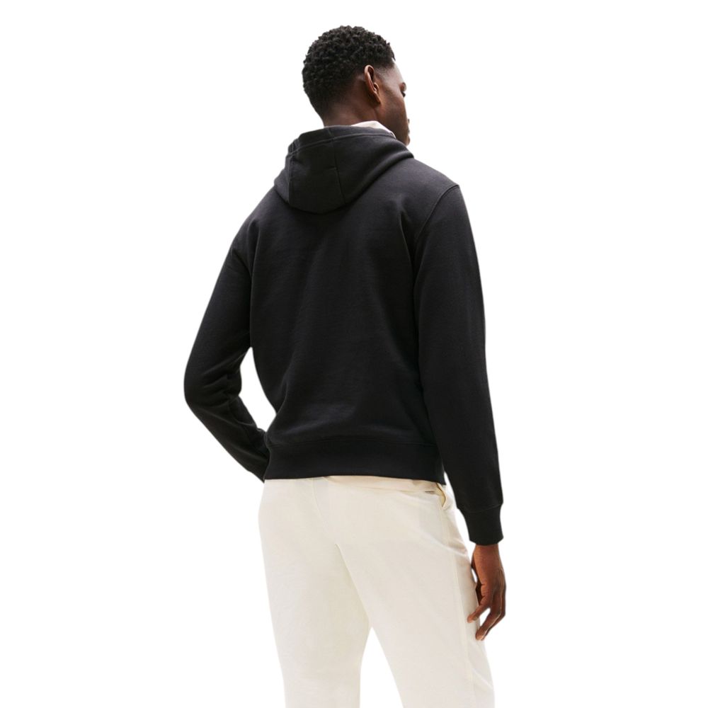 Tommy Hilfiger Black Recycled Cotton Hoodie - Luxe Nova