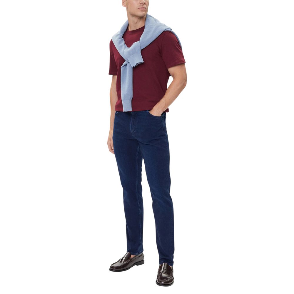 Tommy Hilfiger Blue Recycled Cotton Relaxed Fit Jeans - Luxe Nova