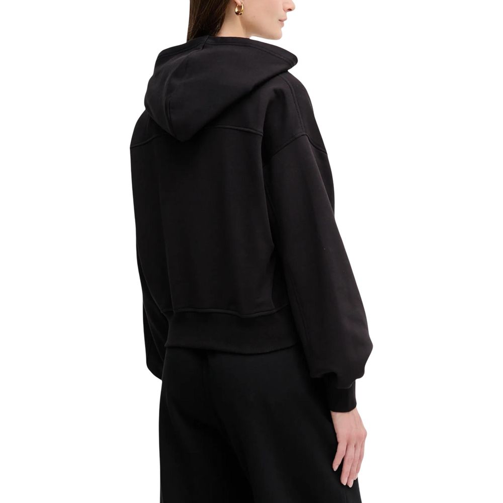 Calvin Klein Jeans Black Cotton Hoodie - Luxe Nova