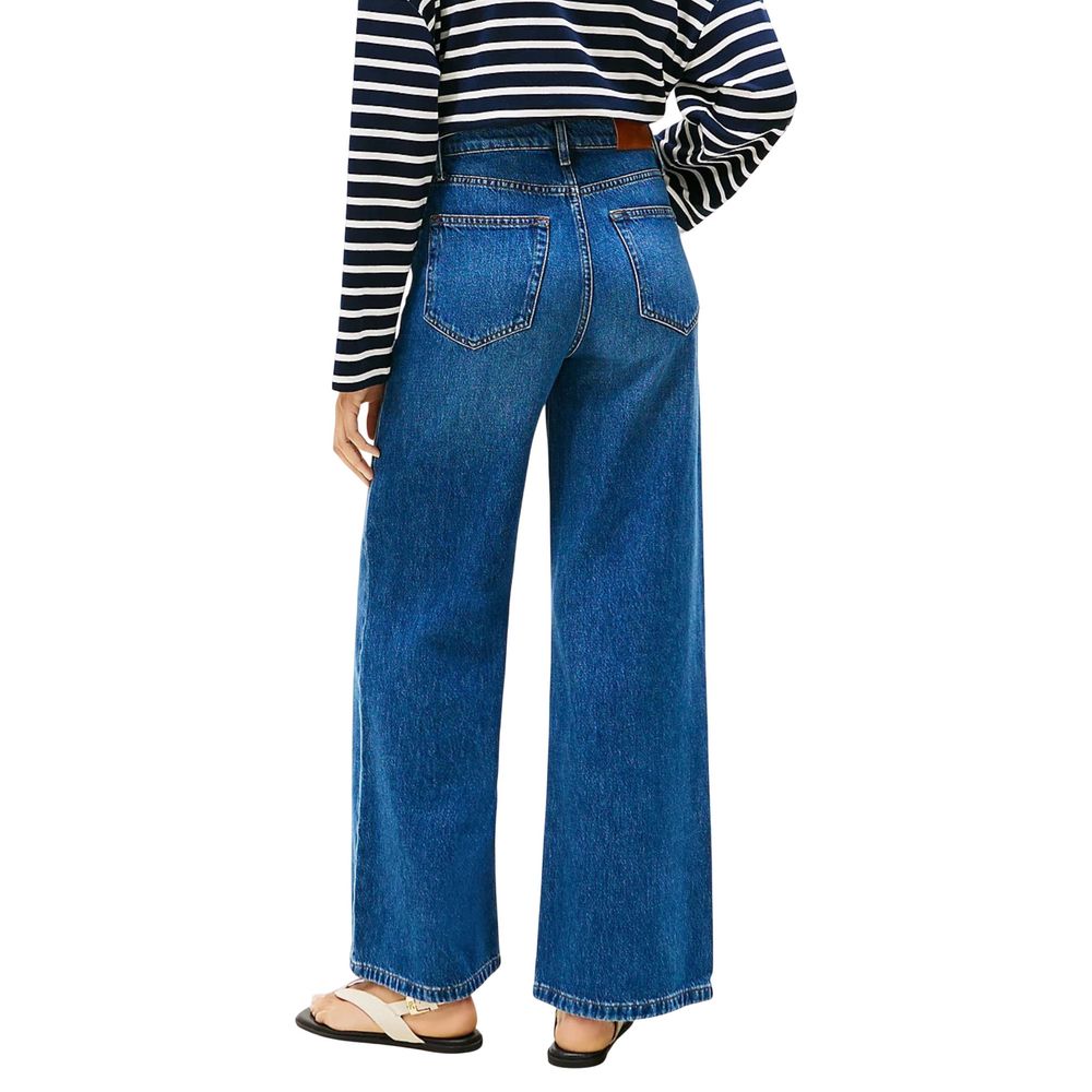 Tommy Hilfiger Blue Recycled Cotton Bootcut Jeans - Luxe Nova