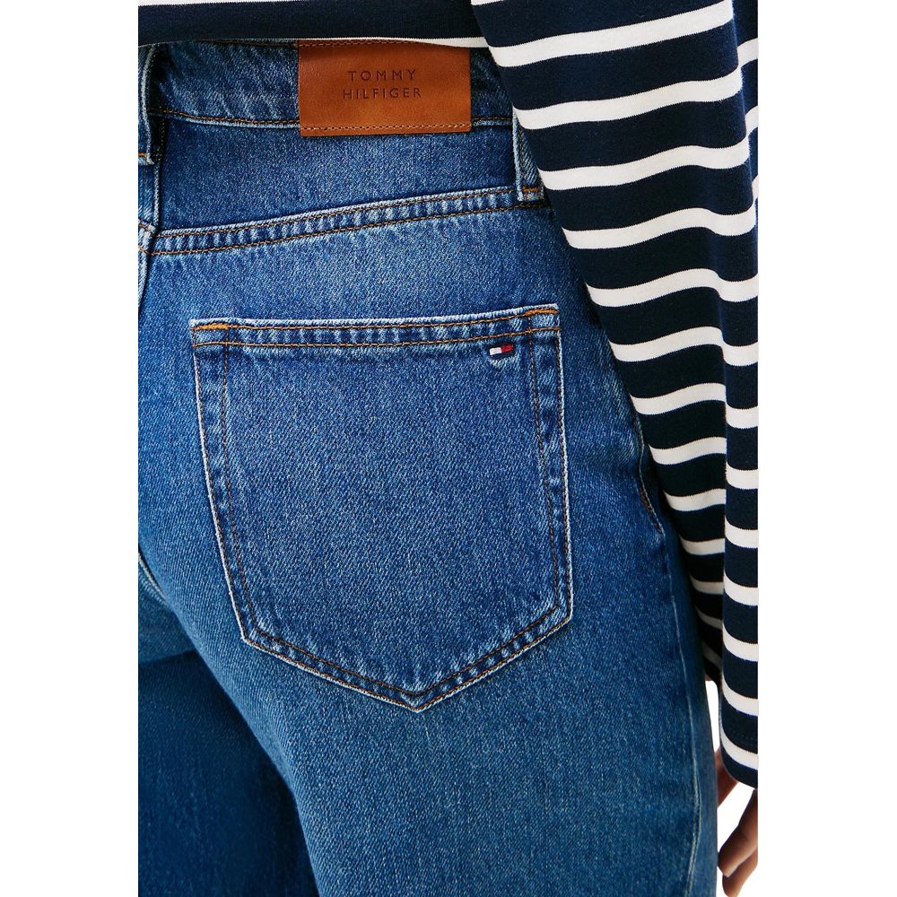Tommy Hilfiger Blue Recycled Cotton Bootcut Jeans - Luxe Nova