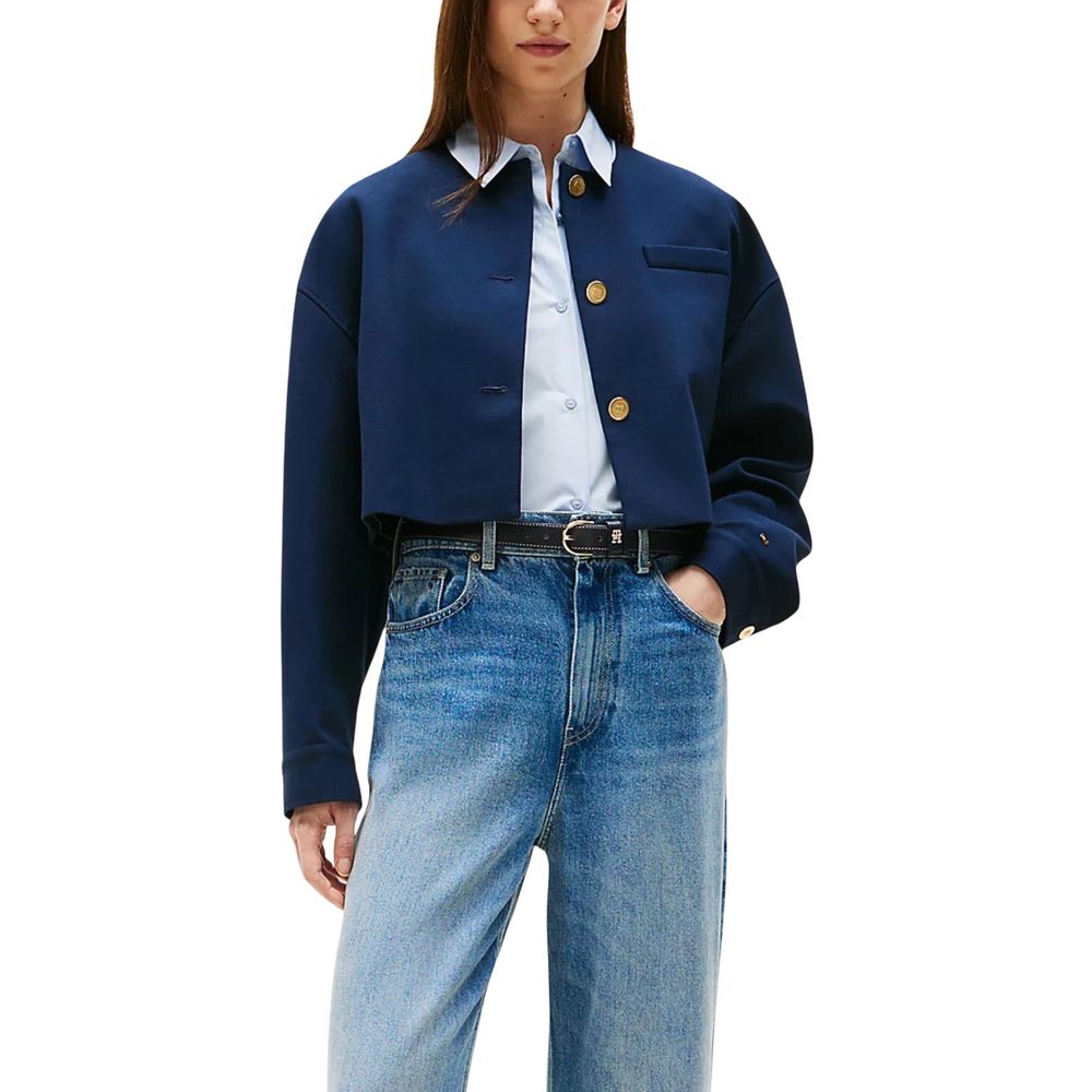 Tommy Hilfiger Blue Viscose Blazer - Luxe Nova
