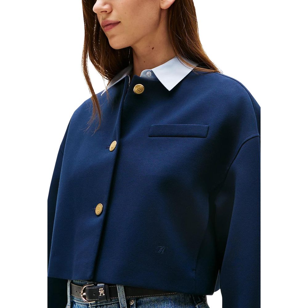 Tommy Hilfiger Blue Viscose Blazer - Luxe Nova