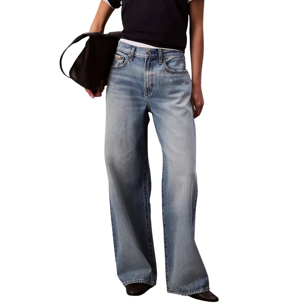 Calvin Klein Jeans Blue Cotton Bootcut Jeans - Luxe Nova