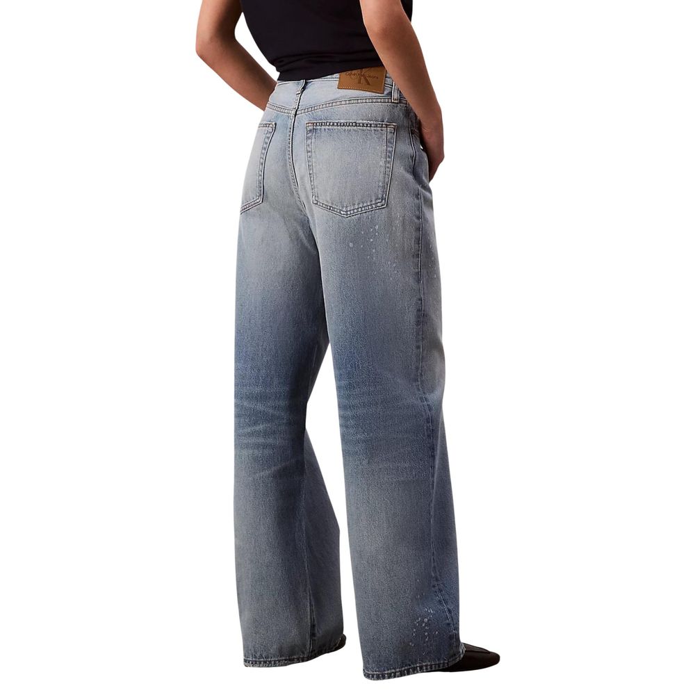 Calvin Klein Jeans Blue Cotton Bootcut Jeans - Luxe Nova