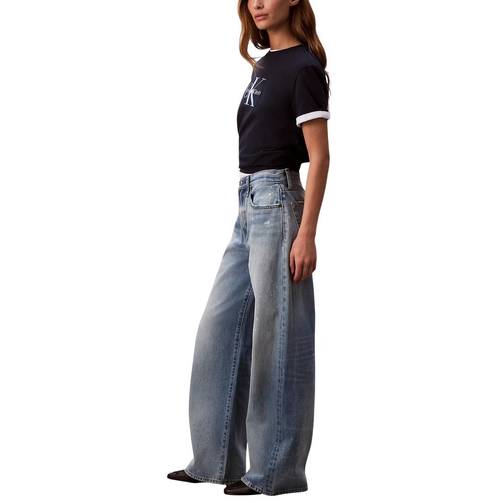 Calvin Klein Jeans Blue Cotton Bootcut Jeans - Luxe Nova