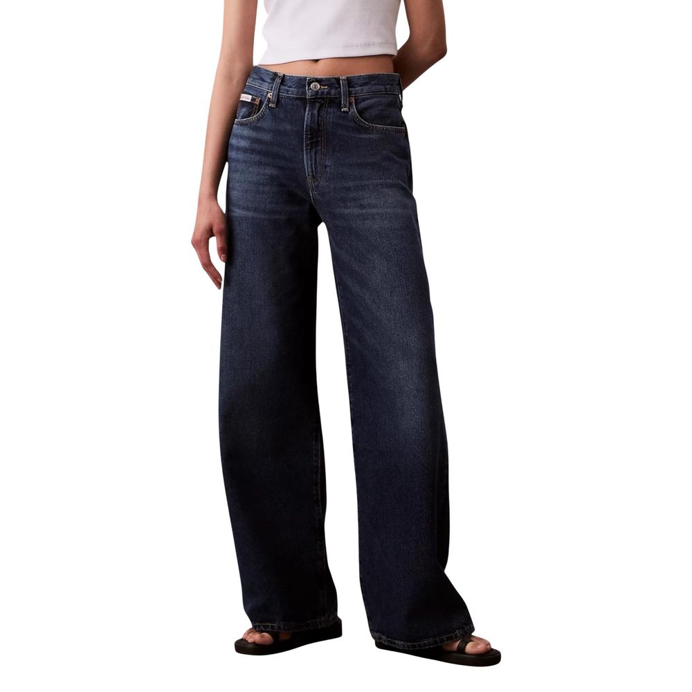 Calvin Klein Jeans Blue Recycled Cotton Bootcut Jeans - Luxe Nova