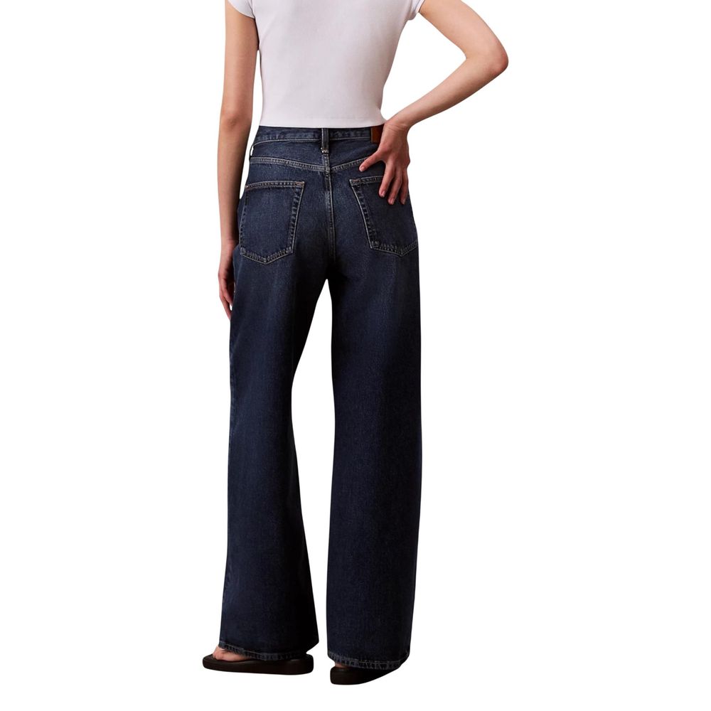 Calvin Klein Jeans Blue Recycled Cotton Bootcut Jeans - Luxe Nova