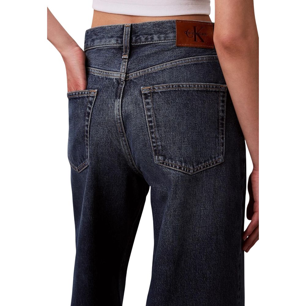 Calvin Klein Jeans Blue Recycled Cotton Bootcut Jeans - Luxe Nova