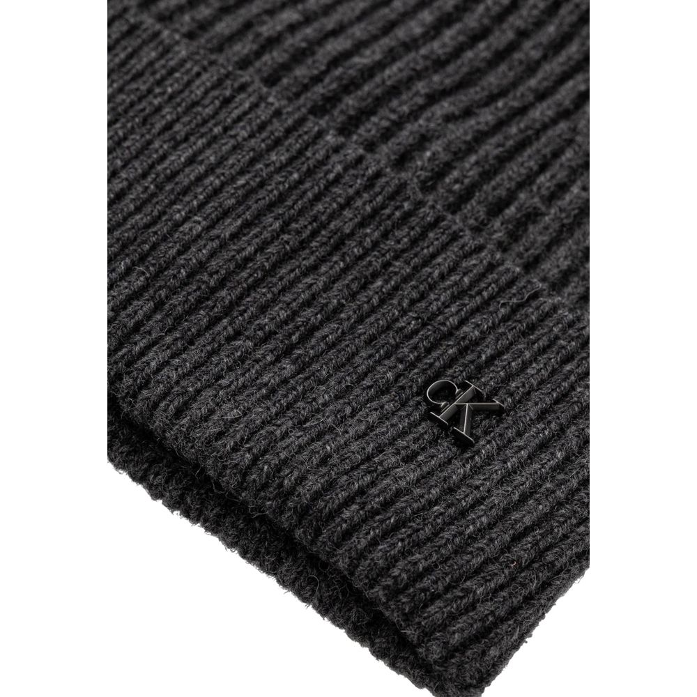 Calvin Klein Gray Wool Cap (Baseball Hat) - Luxe Nova