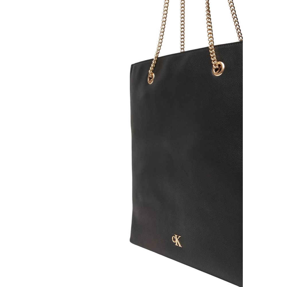 Calvin Klein Black Polyethylene Handbag - Luxe Nova