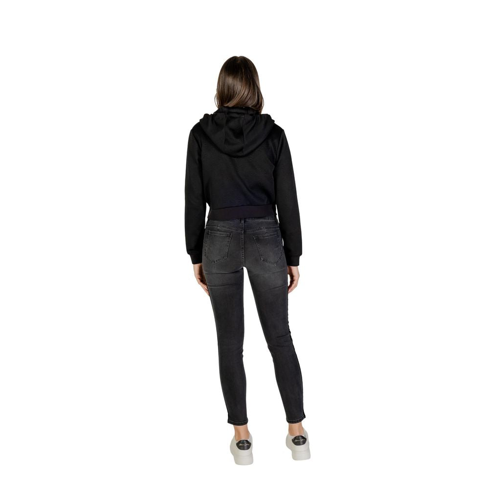 Guess Active Black Polyester Hoodie - Luxe Nova