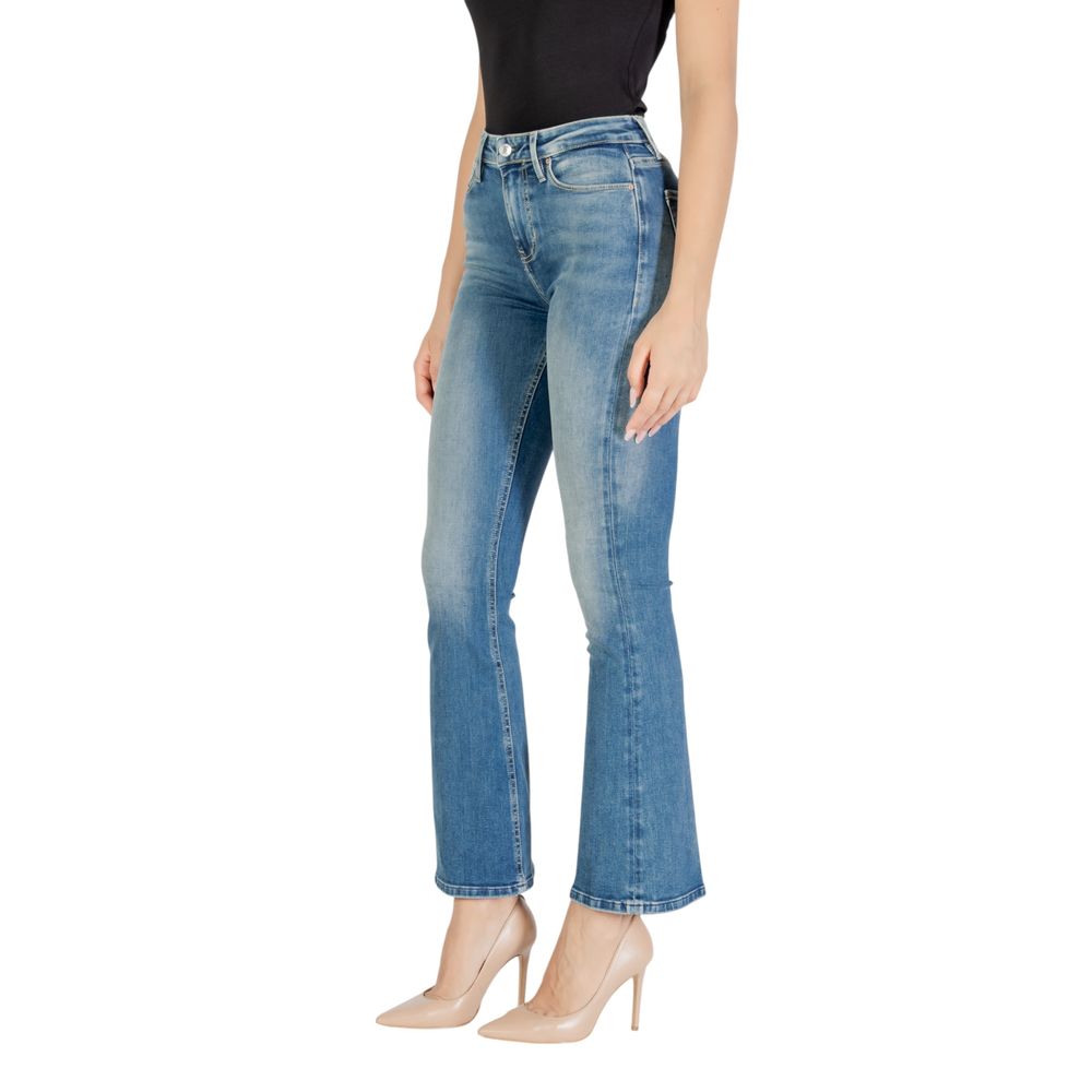 Guess Blue Cotton Bootcut Jeans - Luxe Nova