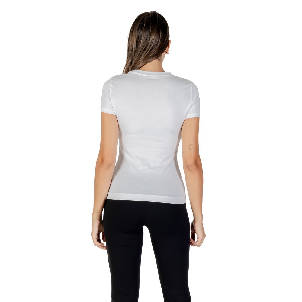 Guess White Cotton T-Shirt - Luxe Nova