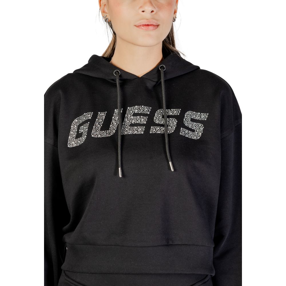 Guess Active Black Cotton Hoodie