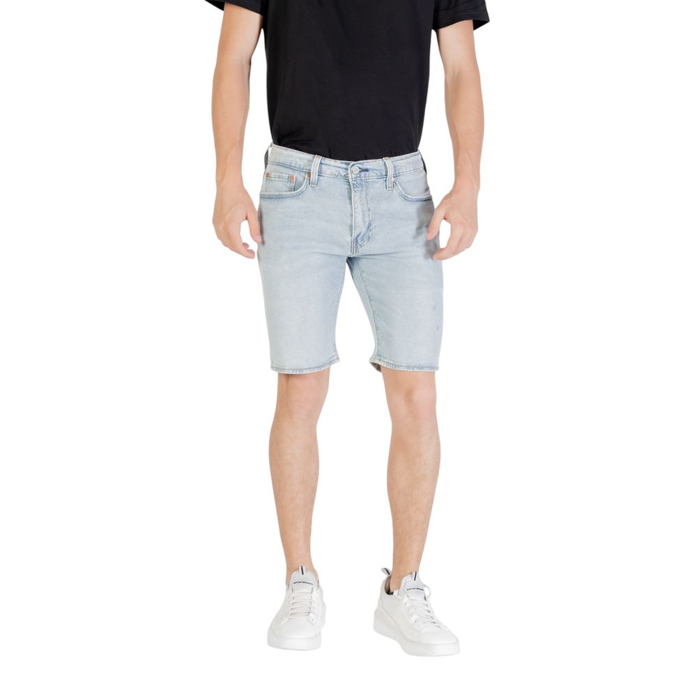 Levi's Light Blue Cotton Bermuda Shorts - Luxe Nova
