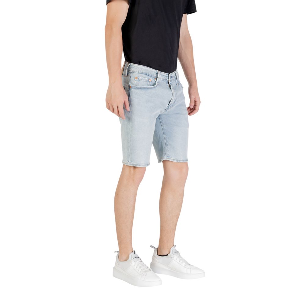 Levi's Light Blue Cotton Bermuda Shorts - Luxe Nova