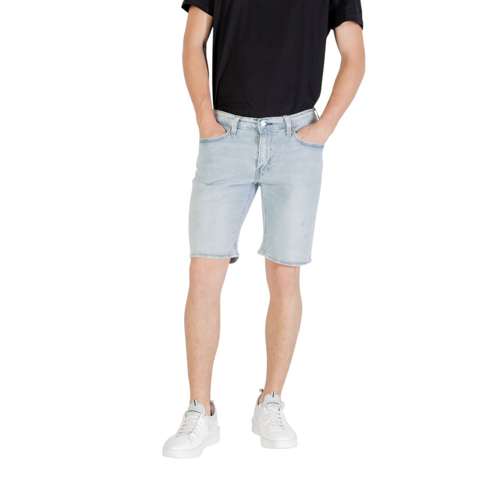 Levi's Light Blue Cotton Bermuda Shorts - Luxe Nova