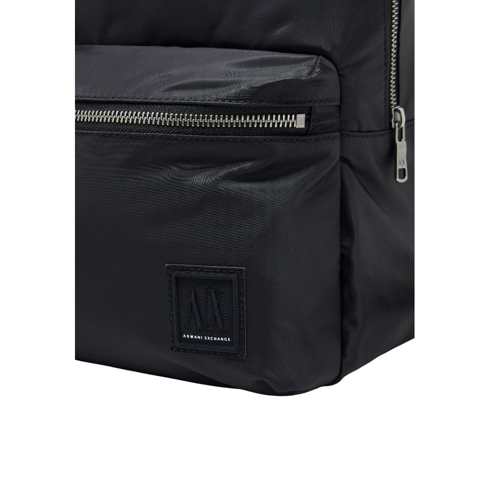 Armani Exchange Black Polyamide Backpack - Luxe Nova