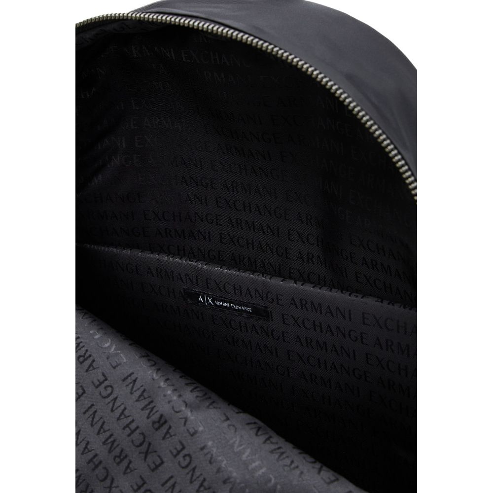 Armani Exchange Black Polyamide Backpack - Luxe Nova