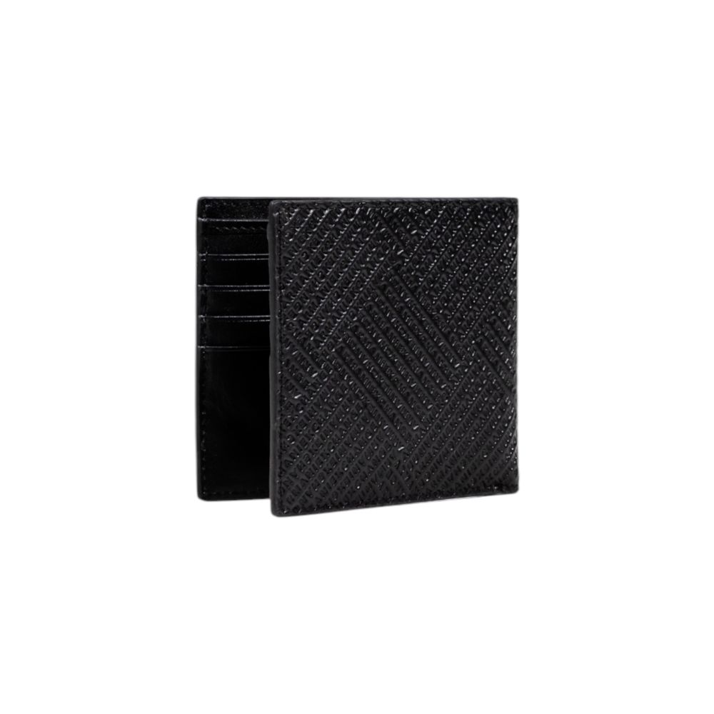 Armani Exchange Black Leather Wallet - Luxe Nova