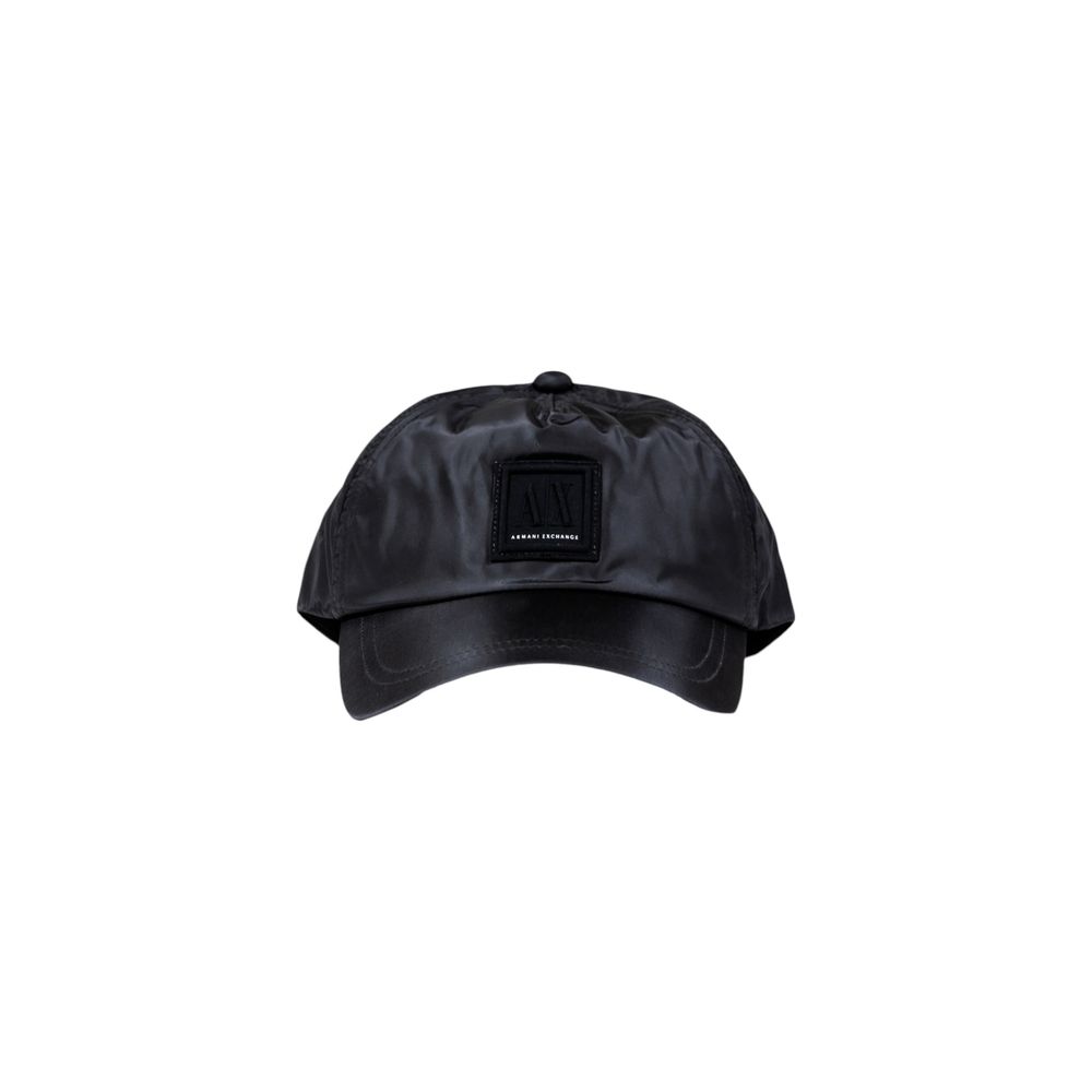 Armani Exchange Black Polyamide Cap (Baseball Hat) - Luxe Nova