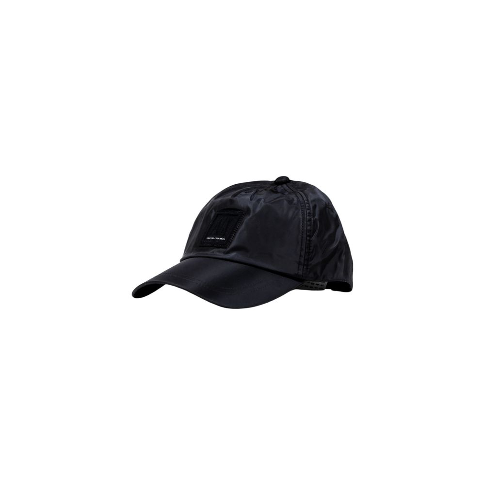 Armani Exchange Black Polyamide Cap (Baseball Hat) - Luxe Nova