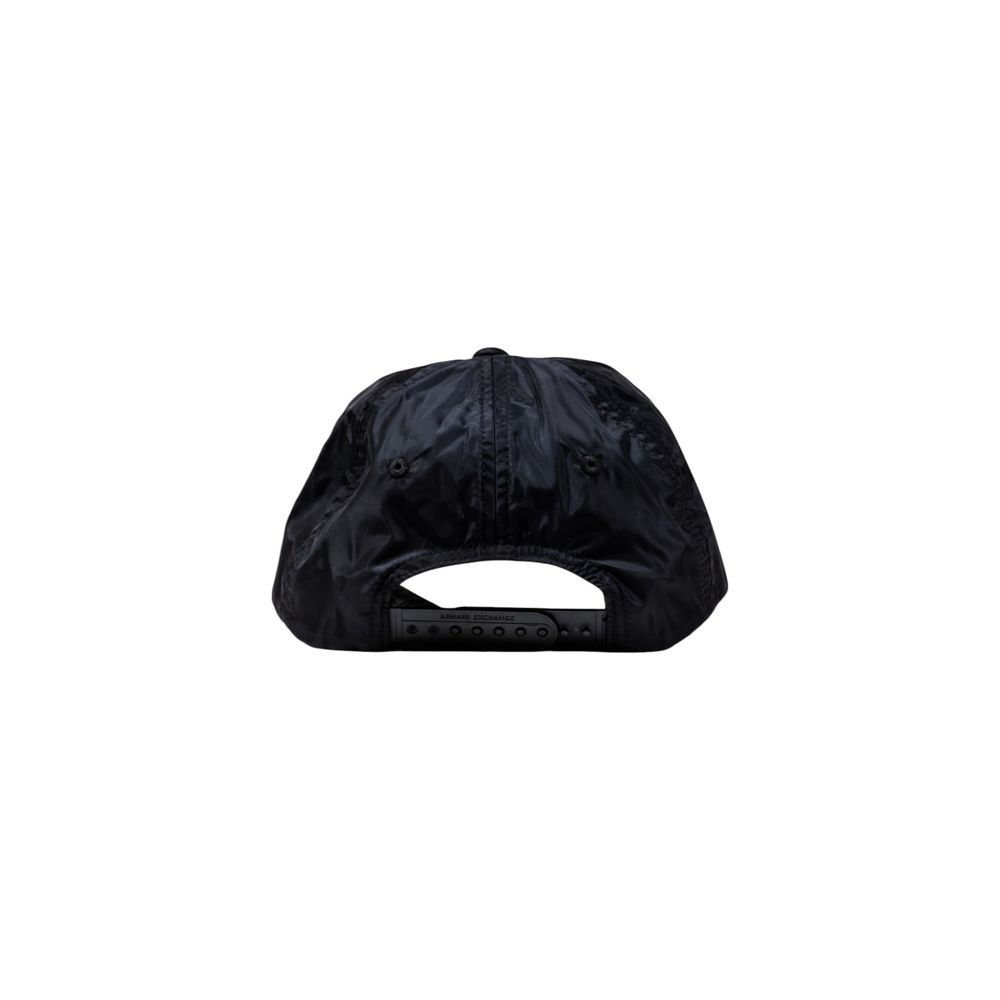 Armani Exchange Black Polyamide Cap (Baseball Hat) - Luxe Nova