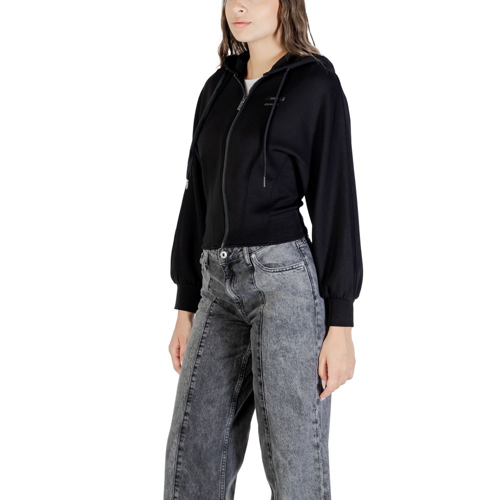 Armani Exchange Black Polyamide Hoodie - Luxe Nova