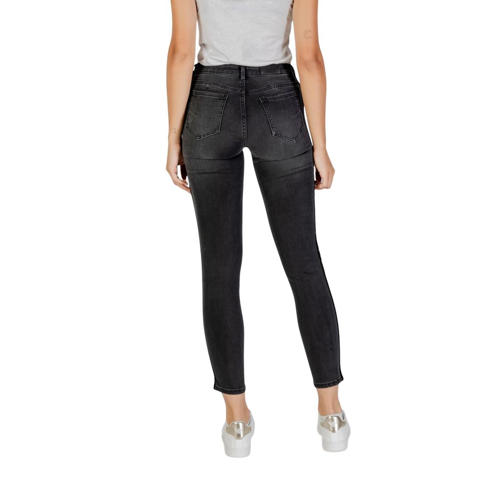 Armani Exchange Black Cotton Skinny Jeans - Luxe Nova