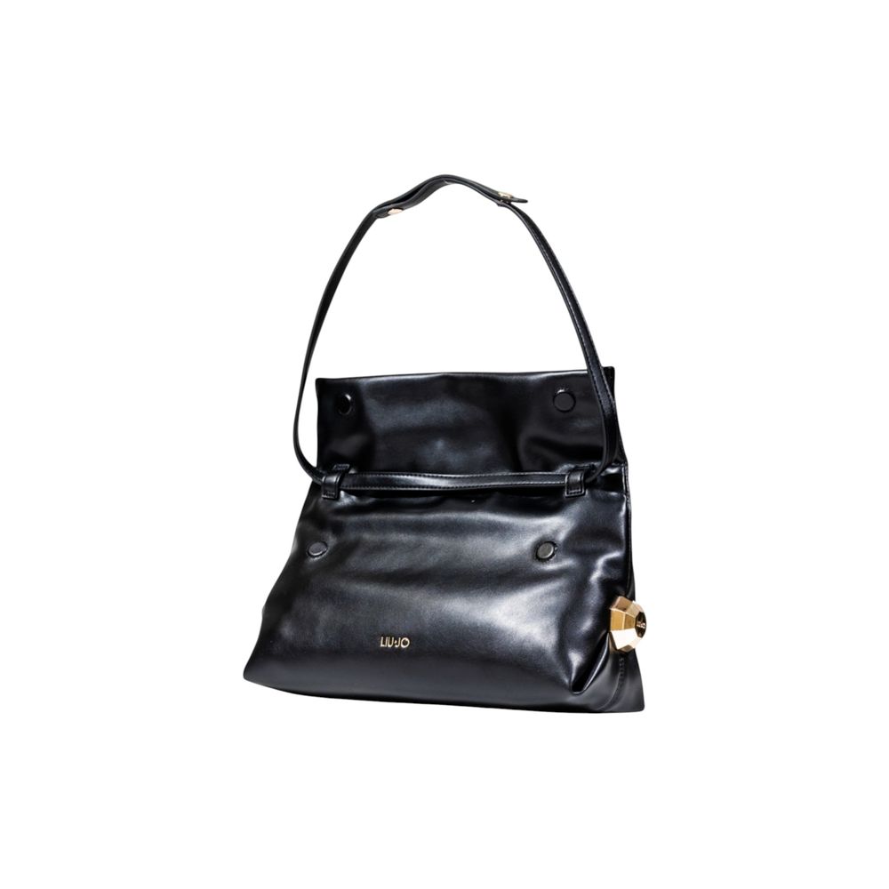 Liu Jo Black Polyethylene Clutch Bag