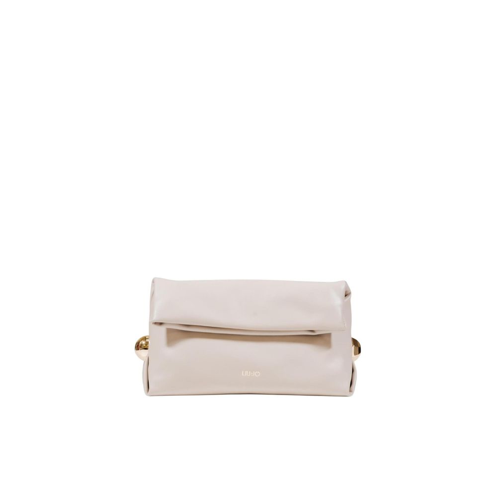 Liu Jo Beige Polyethylene Clutch Bag - Luxe Nova