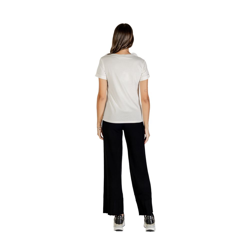 Liu Jo White Cotton T-Shirt - Luxe Nova