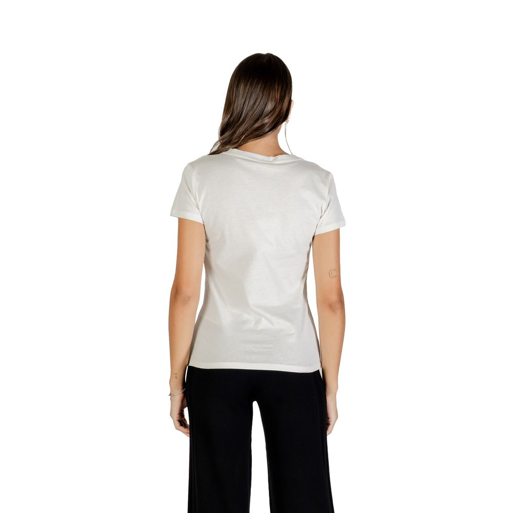 Liu Jo White Cotton T-Shirt - Luxe Nova