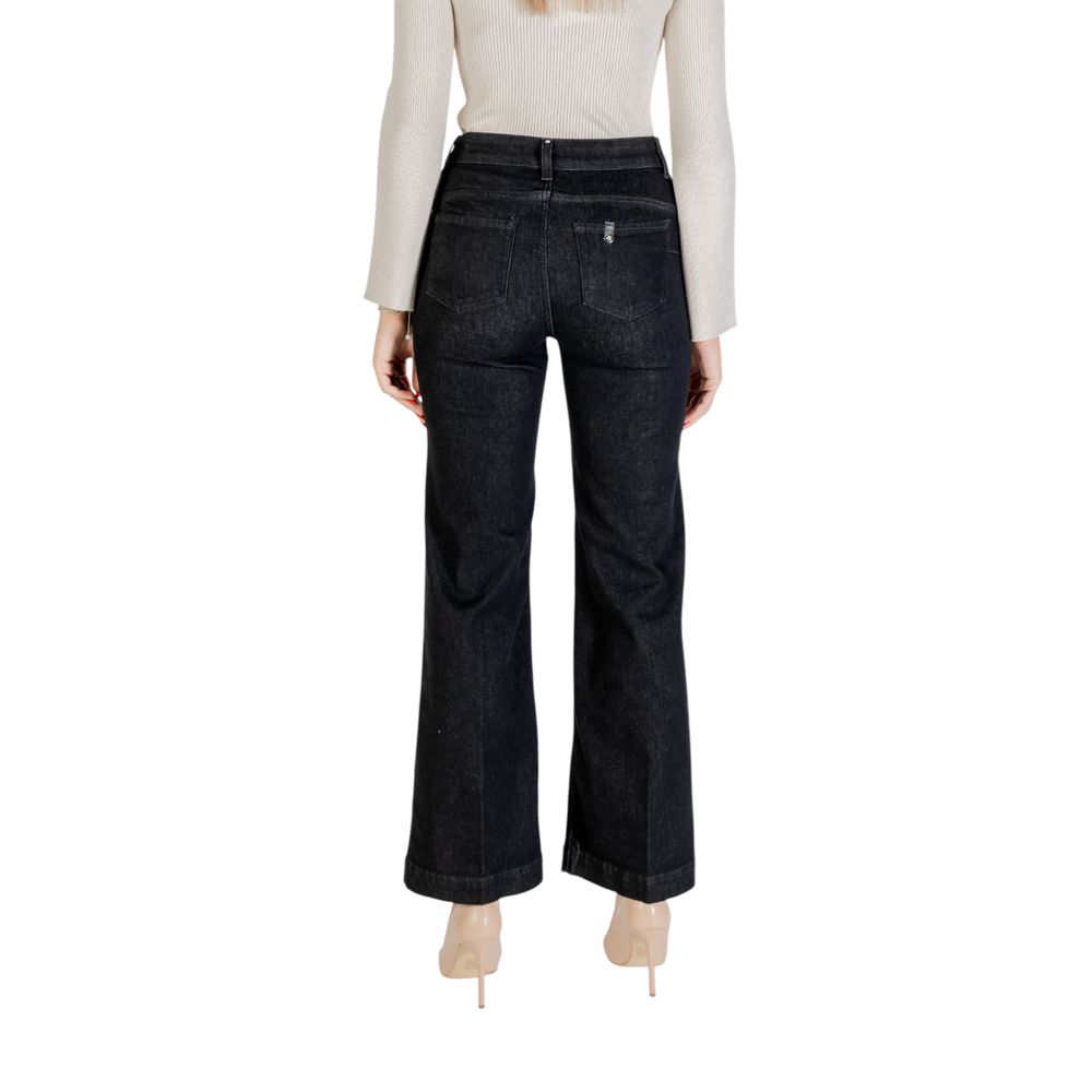 Liu Jo Black Cotton Bootcut Jeans - Luxe Nova