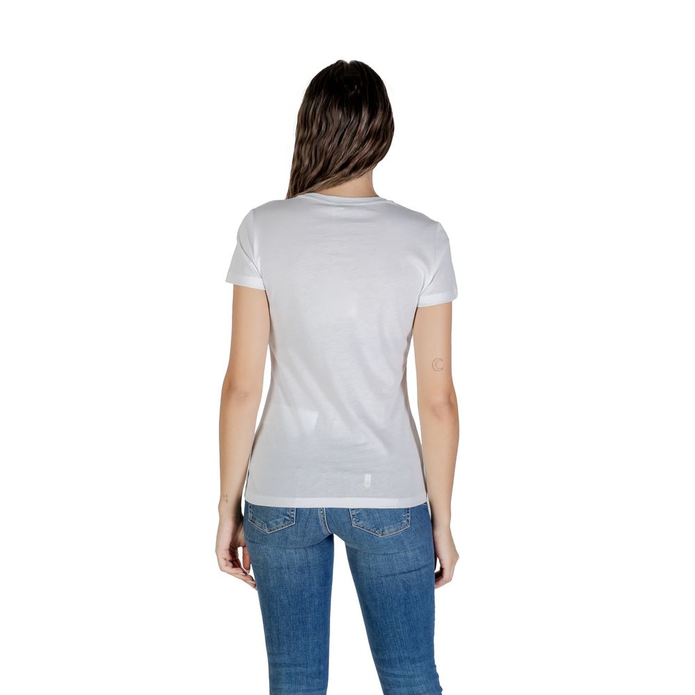 Liu Jo White Cotton T-Shirt - Luxe Nova
