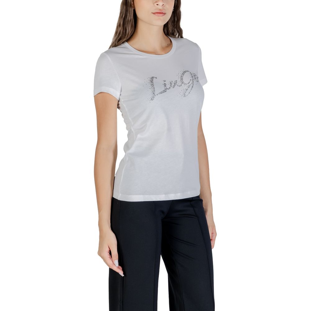 Liu Jo Bicolor Cotton T-Shirt - Luxe Nova