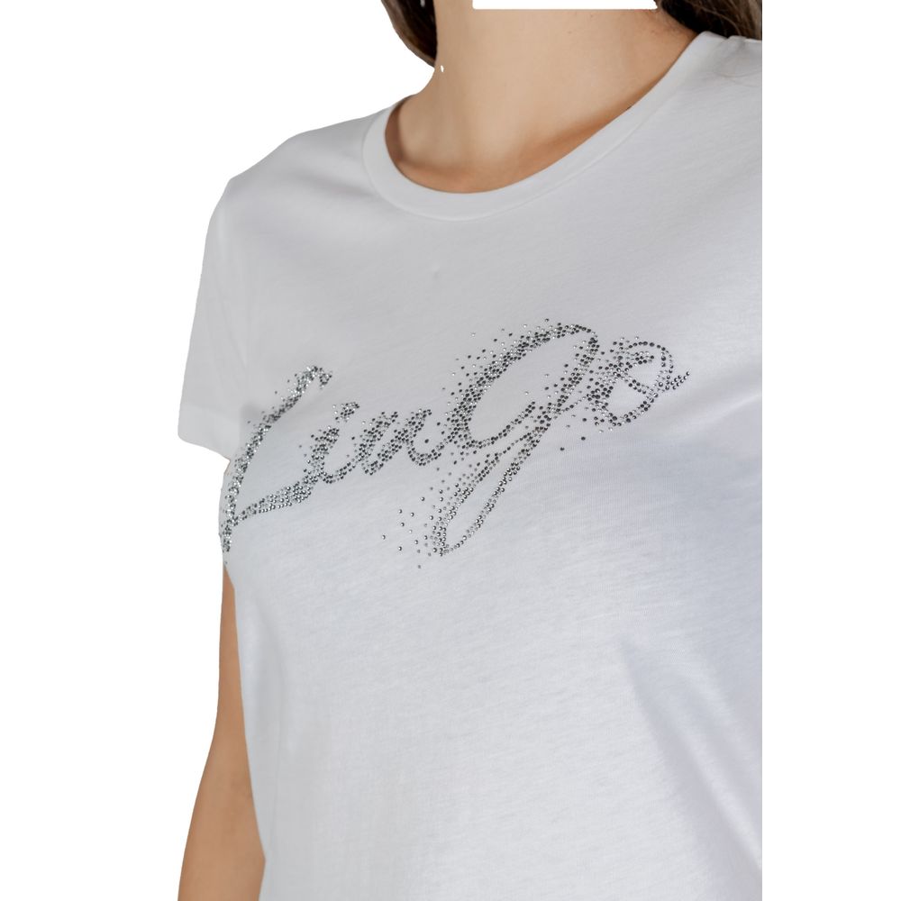 Liu Jo Bicolor Cotton T-Shirt - Luxe Nova