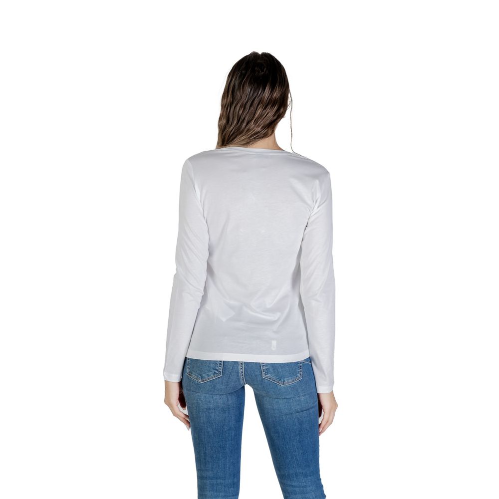 Liu Jo Bicolor Cotton Long Sleeve T-Shirt - Luxe Nova