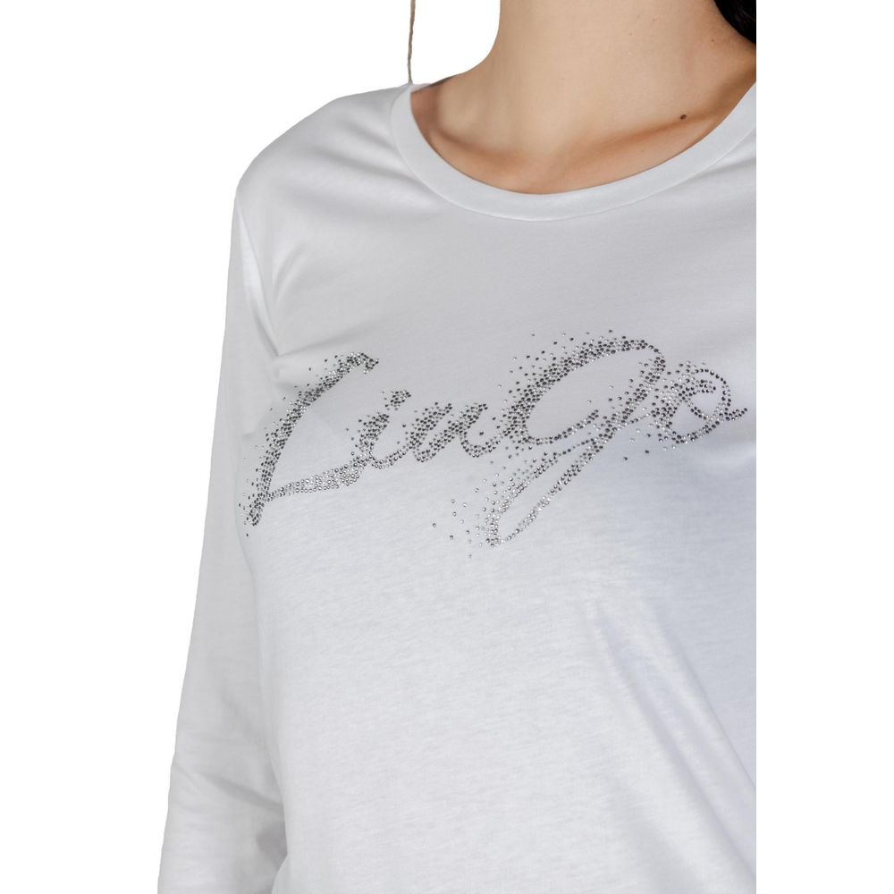 Liu Jo Bicolor Cotton Long Sleeve T-Shirt - Luxe Nova