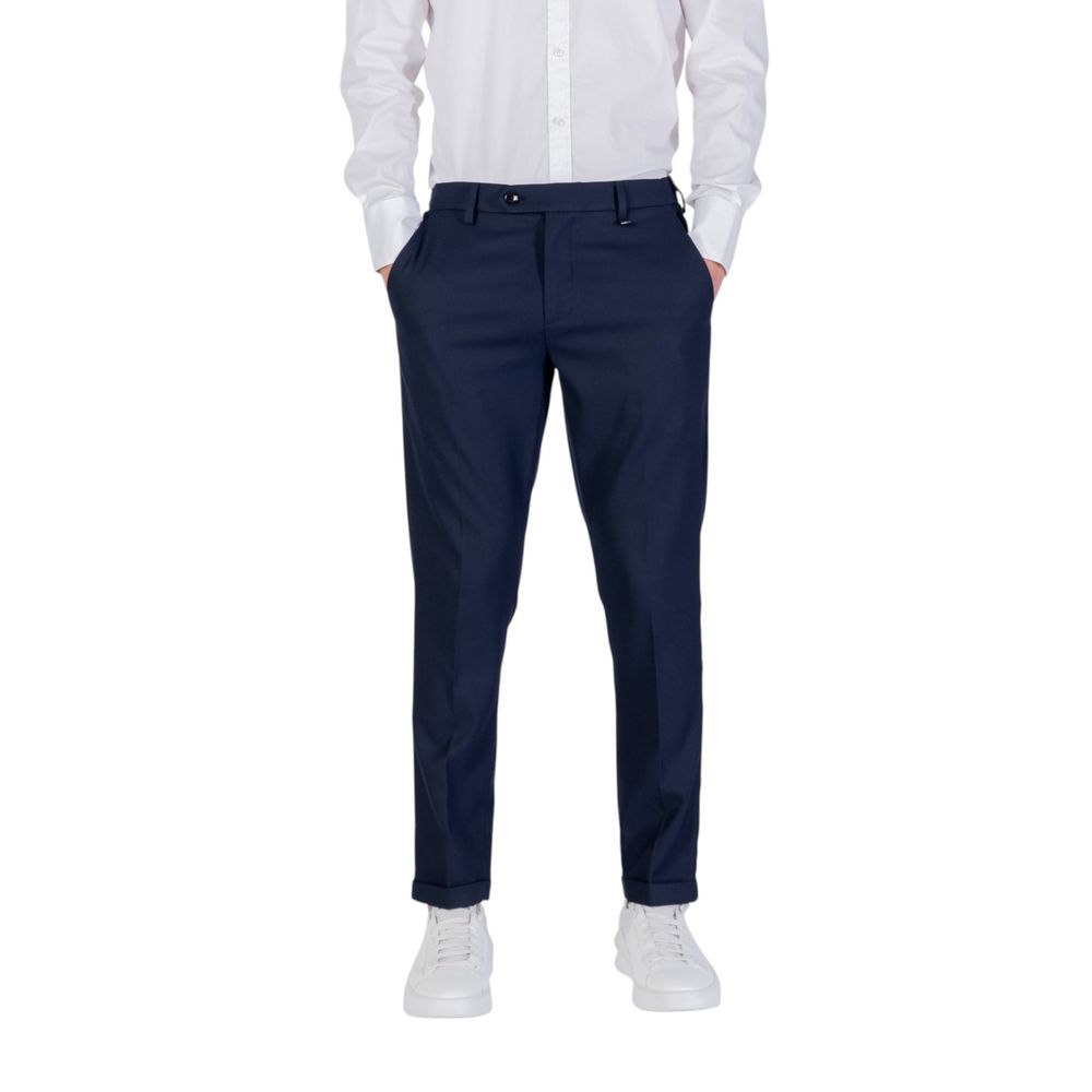 Antony Morato Blue Polyester Skinny Pants - Luxe Nova