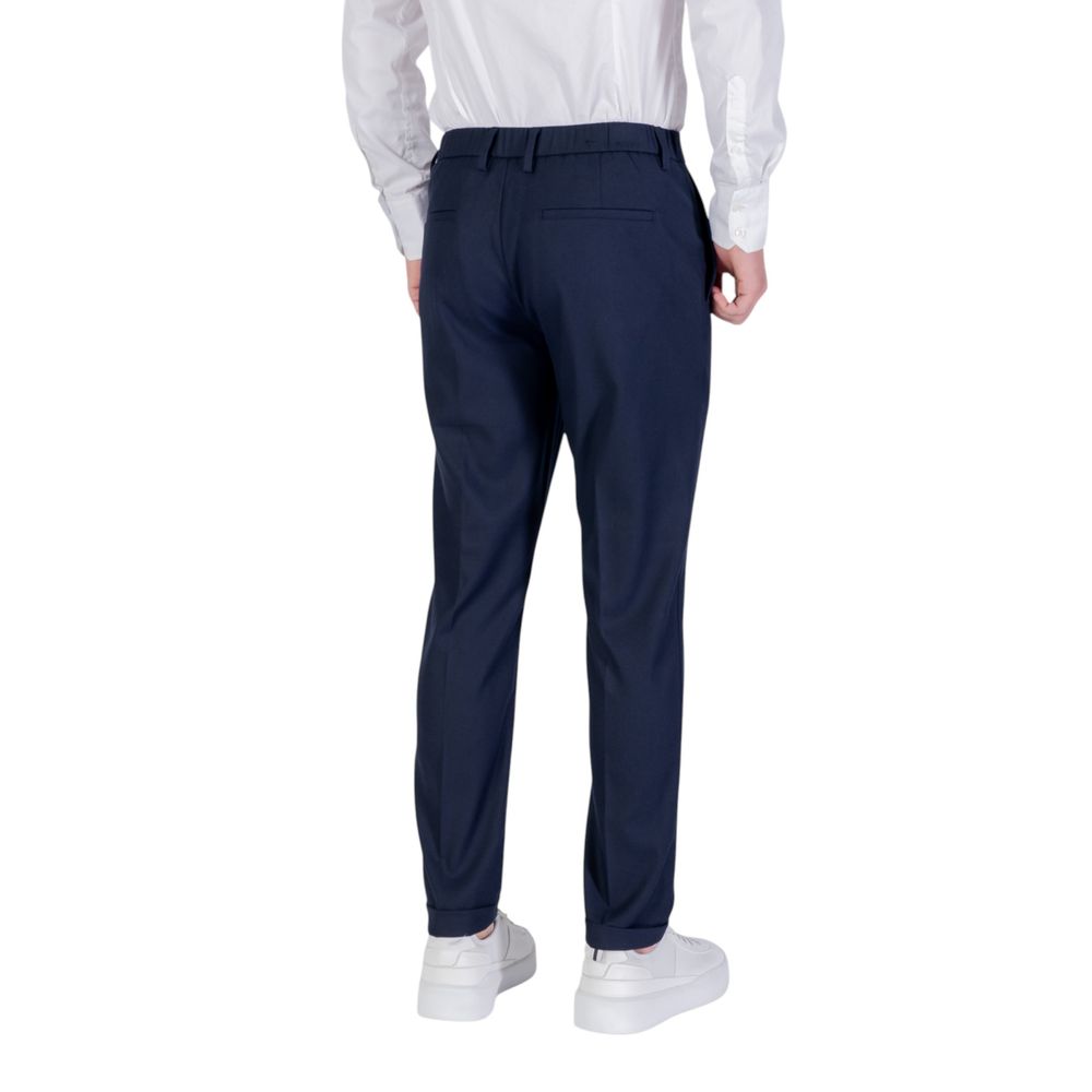 Antony Morato Blue Polyester Skinny Pants - Luxe Nova